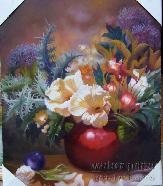 Flower Oil Painting From Photo